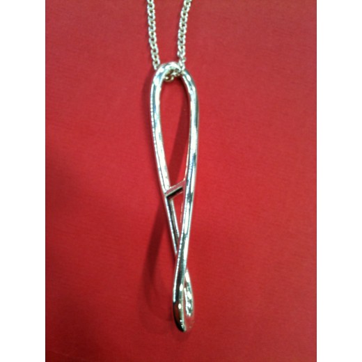 Sautoir Hermes en argent  