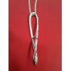 Sautoir Hermes en argent  