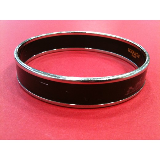 Bracelet Hermès Calèche fin en émail