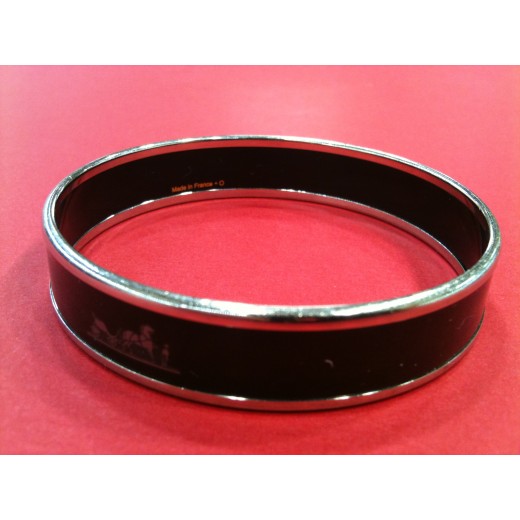 Bracelet Hermès Calèche fin en émail