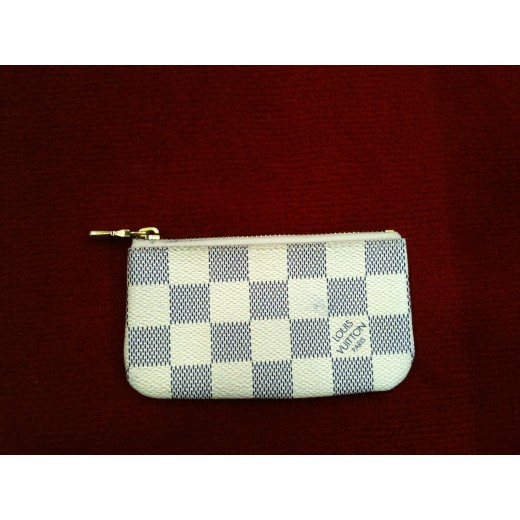 Pochette Cles Damier Azur