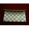 Portefeuille Louis Vuitton en toile damier azur