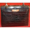 Sac HERMES kelly Crocodile