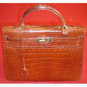 Sac HERMES kelly Crocodile