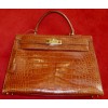 Sac HERMES kelly Crocodile