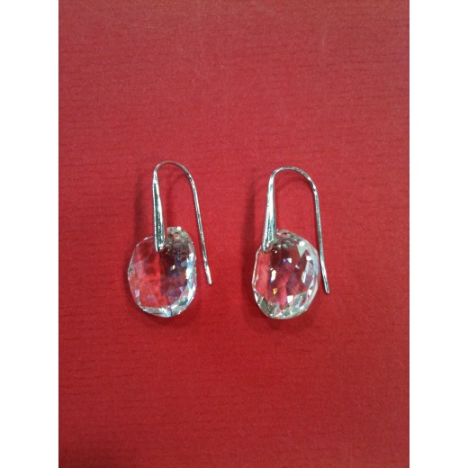 Boucles d'oreilles Swarovski Galet en cristal