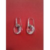 Boucles d'oreilles Swarovski Galet en cristal