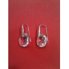 Boucles d'oreilles Swarovski Galet en cristal