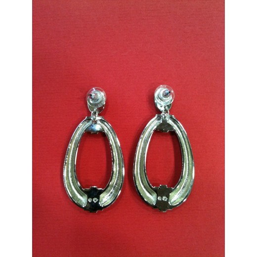 Boucles d'oreilles Swarovski en émail et cristaux