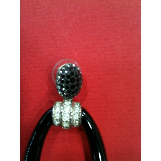 Boucles d'oreilles Swarovski en émail et cristaux