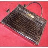 Sac HERMES kelly Crocodile