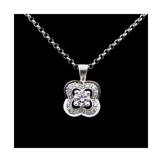 Pendentif Mauboussin Chance of Love N°2 en or et diamants