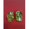 Boucles d'oreilles Christian Dior en plaqué or