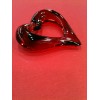 Pendentif Baccarat Coeur en cristal rouge 