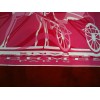 Etole Hermès en soie Calèche élastique rose