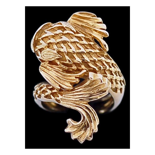 Bague Ilias Lalaounis Poisson en or