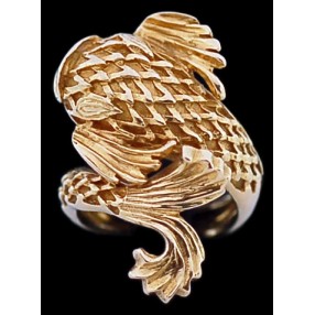 Bague Ilias Lalaounis Poisson en or