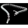 Bracelet ligne en or et diamants