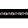 Bracelet ligne en or et diamants