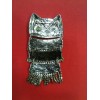 Broche Sonia Rykiel Chouette en métal argenté