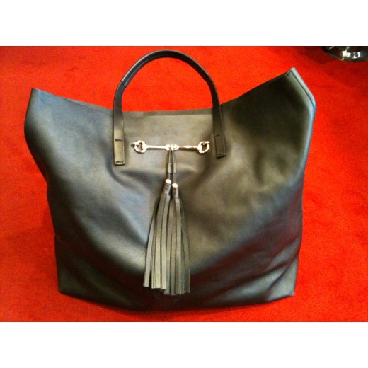 Sac Gucci en cuir noir