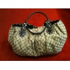 Sac Gucci Logo en tisu beige