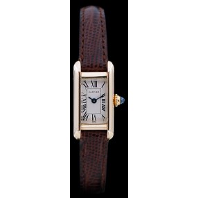 Montre Cartier Tank Américaine en or