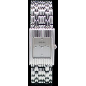 Montre Boucheron Reflet en acier et diamants