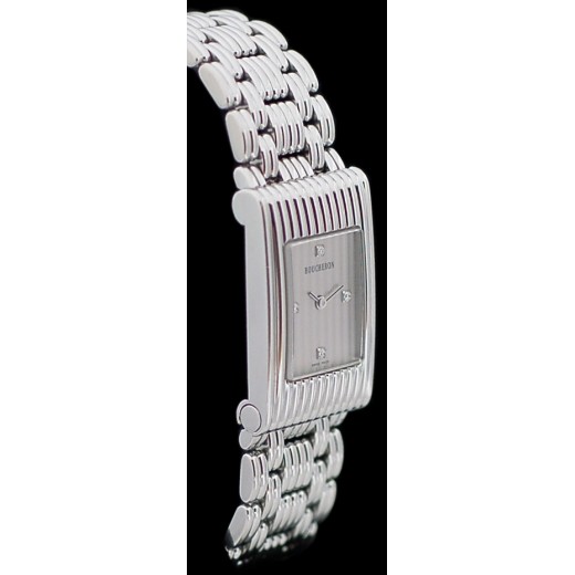 Montre Boucheron Reflet en acier et diamants