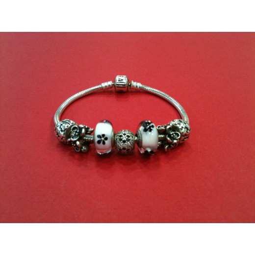 Bracelet Pandora à charms en argent