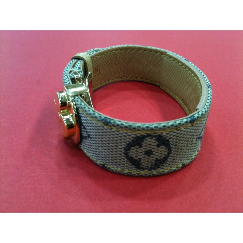 Bracelet Louis Vuitton Voeux mini monogram bleu