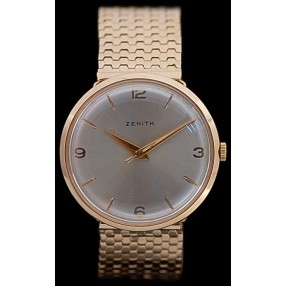 Montre Zénith vintage mécanique en or