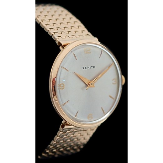 Montre Bracelet Zenith Vintage Années 1950 - Mouvement Mécanique Suisse Manuel