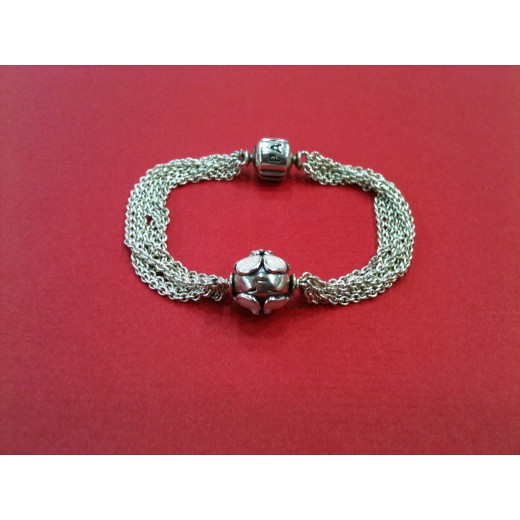 Bracelet Pandora à un clip en argent