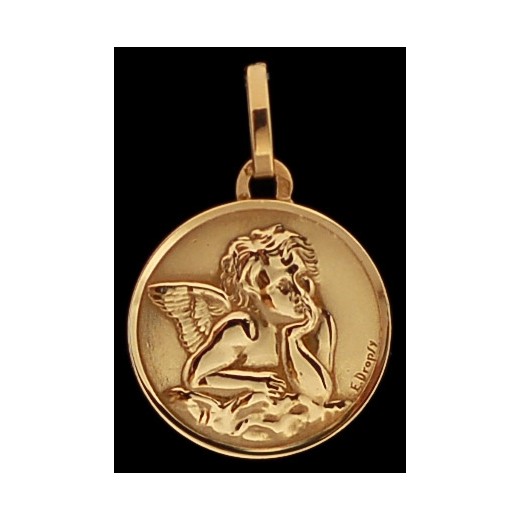 Médaille ancienne Ange en or