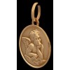 Médaille ancienne Ange en or