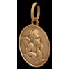 Médaille ancienne Ange en or