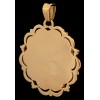 Médaille ancienne Vierge en or