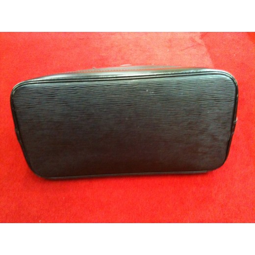Sac Louis Vuitton Alma en cuir épi noir