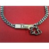 Collier Dior en métal argenté