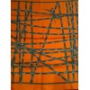 Carré Hermès Ruban orange en soie