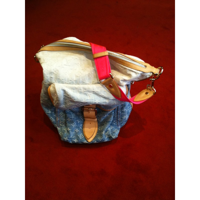 Sac Louis Vuitton Sunburst en tissu denim monogram