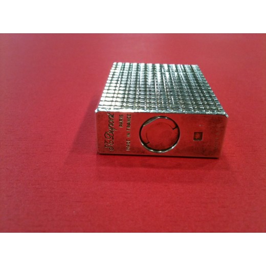 Briquet Dupont en métal argenté