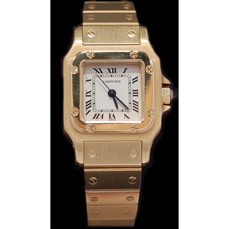 montre cartier 18k