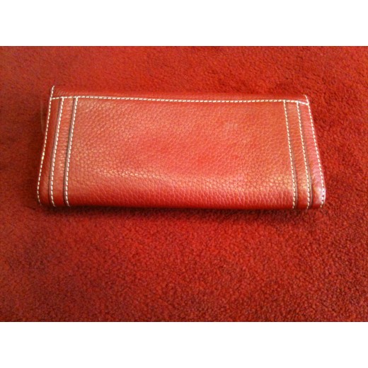 Compagnon Lancel Ajani en cuir rouge