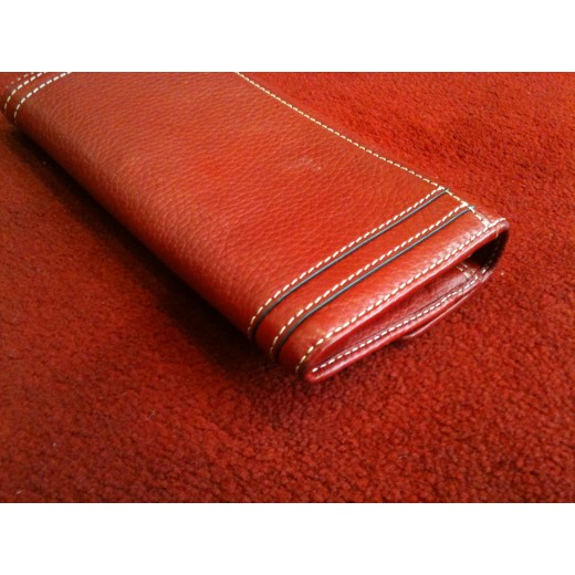 Compagnon Lancel Ajani en cuir rouge