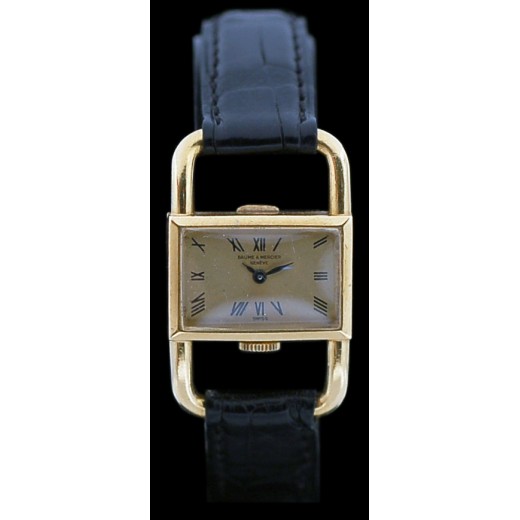 Montre Baume & Mercier style Étrier en or