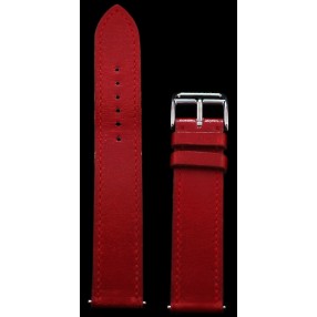 Bracelet de montre Hermès en cuir rouge
