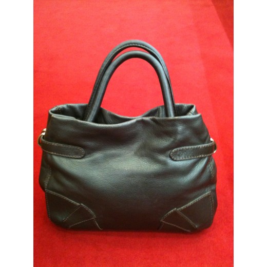 Sac Sonia Rykiel en cuir chocolat