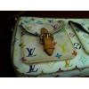 Sac Louis Vuitton en toile monogram blanc